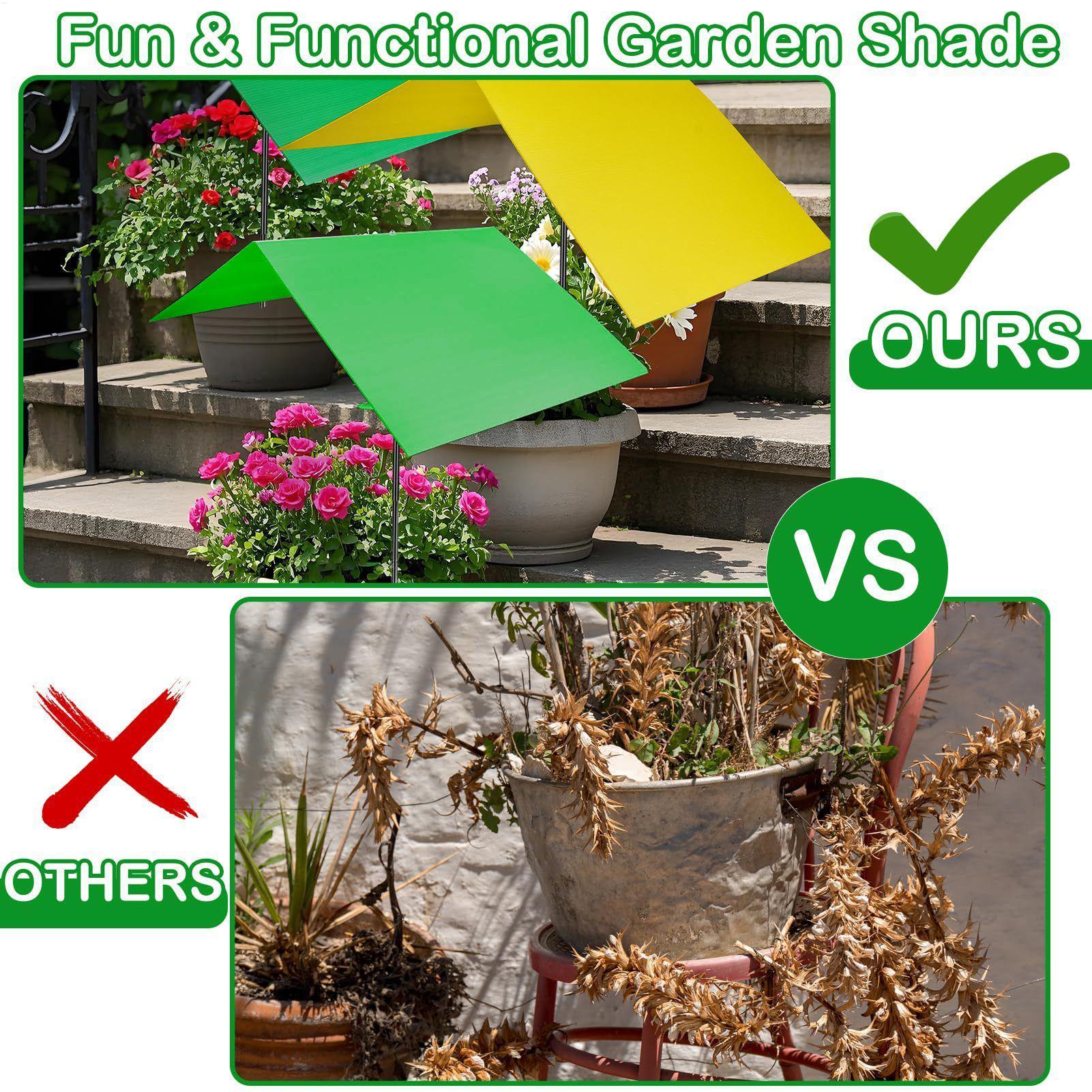 Bonsai Garden Backyard - Pflanzenschirm, Anti-UV-Hitzeschutzabdeckung, Pflanzenschattenschirm für Topfblumen, Bonsai,
