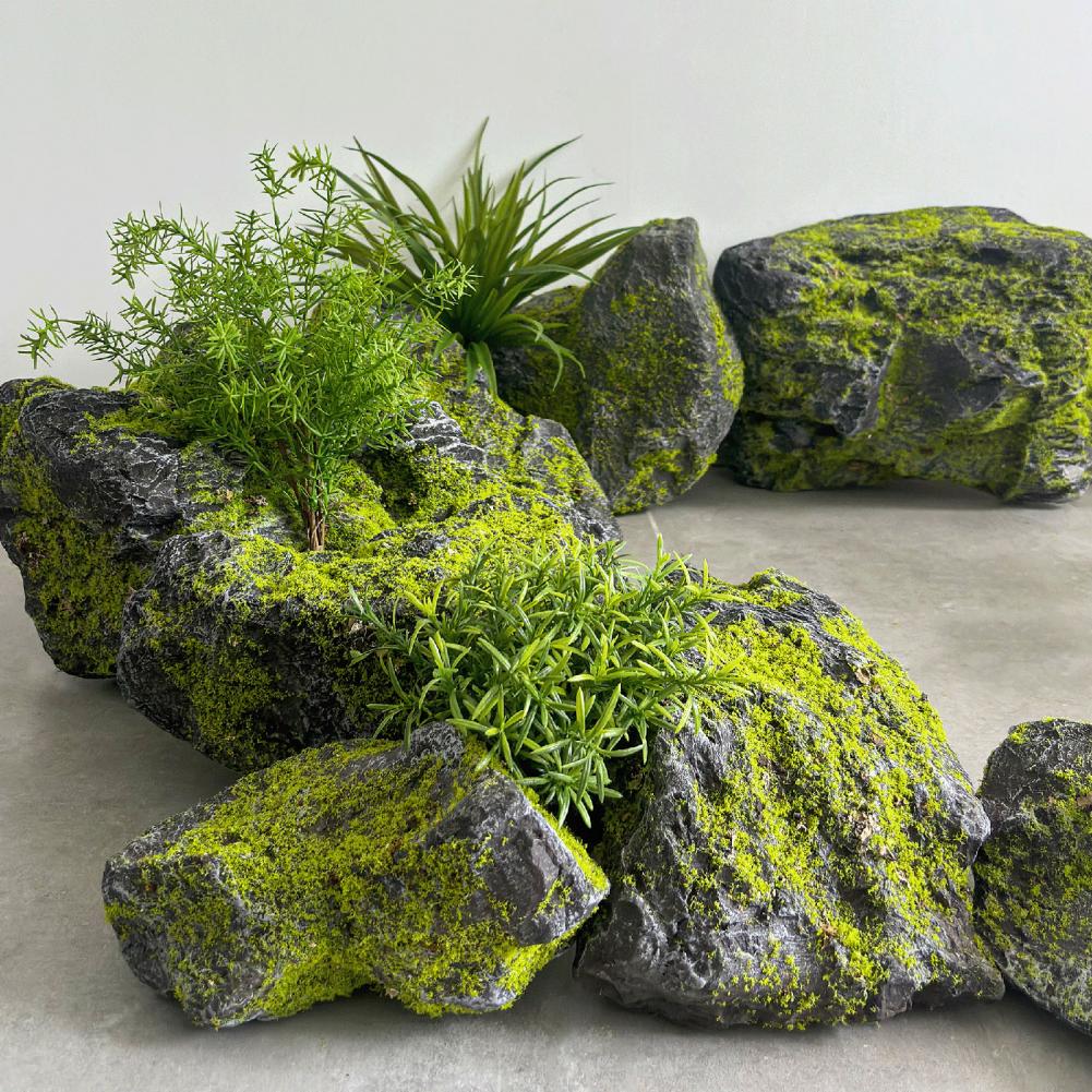 Künstliche Moossteine für Land – Bonsai Garden Backyard Bewertung und Preis